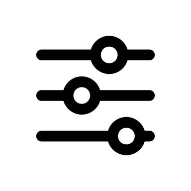 Denetim Ayarlarının Vektör Simgesi, Ayarlama, Tercihler ve Yapılandırma