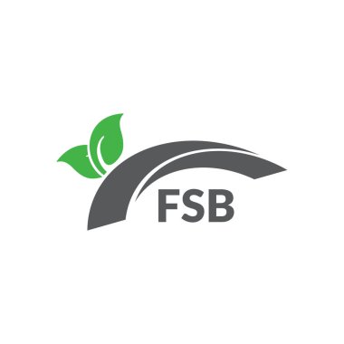 Beyaz arka planda FSB harfi logo tasarımı. Yaratıcı modern FSB harfi logo tasarımı. Vektör tasarımı.