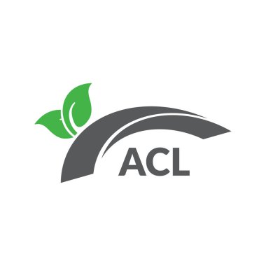 Beyaz arkaplanda ACL harf logosu tasarımı. Yaratıcı modern ACL harf logosu tasarımı. Vektör tasarımı.