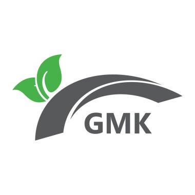 GMK letter logo design on white background. Creative  modern GMK letter logo design. Vector design. clipart