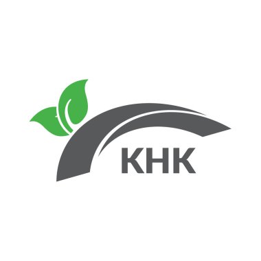 Beyaz arkaplanda KHK harf logosu tasarımı. Yaratıcı modern KHK harf logosu tasarımı. Vektör tasarımı.