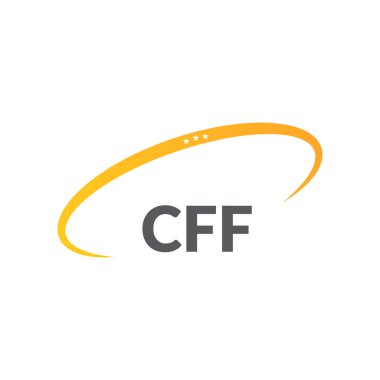 Beyaz arkaplanda CFF harf logosu tasarımı. Yaratıcı modern CFF harf logosu tasarımı. Vektör tasarımı.