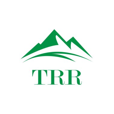 Beyaz arkaplanda TRR harf logosu tasarımı. Yaratıcı modern TRR harf logosu tasarımı. Vektör tasarımı.