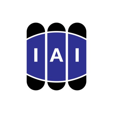 Beyaz arka planda IAI harf logosu tasarımı. Yaratıcı modern IAI harf logosu tasarımı. Vektör tasarımı.