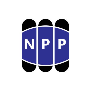 Beyaz arka planda NPP harf logosu tasarımı. Yaratıcı modern NPP harf logosu tasarımı. Vektör tasarımı.