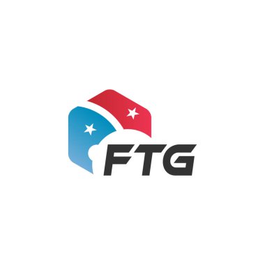 Beyaz arkaplanda FTG harf logosu tasarımı. Yaratıcı modern FTG harf logosu tasarımı. Vektör tasarımı.