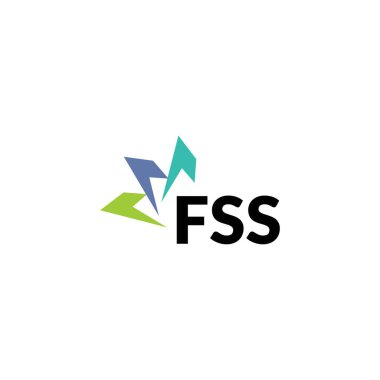 Beyaz arka planda FSS harf logosu tasarımı. Yaratıcı modern FSS harf logosu tasarımı. Vektör tasarımı.