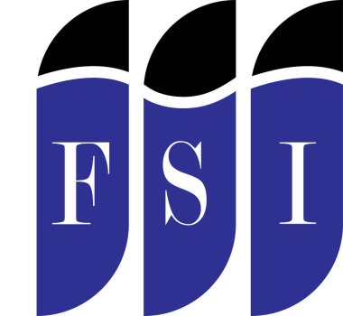 Beyaz arkaplanda FSH harf logosu tasarımı. Yaratıcı modern FSH harf logosu tasarımı. Vektör tasarımı.