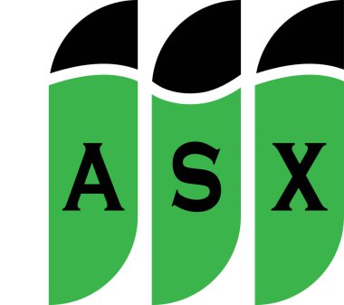 Beyaz arkaplanda ASX harfli logo tasarımı. Yaratıcı modern ASX harf logosu tasarımı. Vektör tasarımı.