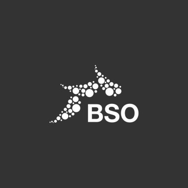 BSO letter logo design on white background. Creative  modern BSO letter logo design. Vector design. clipart