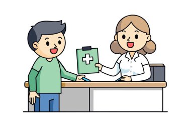 tıbbi konsept vektör çizimi