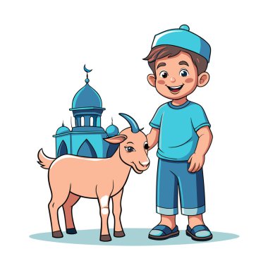 Kutsal Kurban El Adah İllüstrasyon