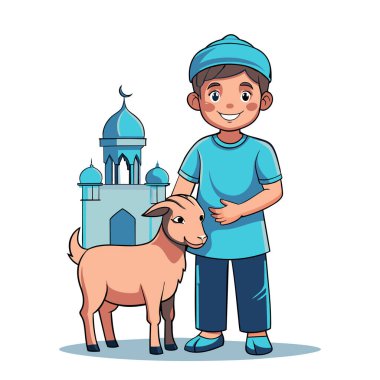 Kutsal Kurban El Adah İllüstrasyon