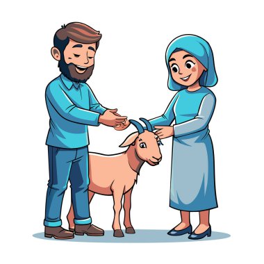 Kutsal Kurban El Adah İllüstrasyon