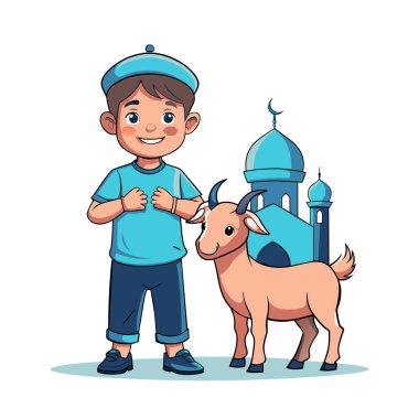 Kutsal Kurban El Adah İllüstrasyon