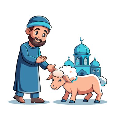 Kutsal Kurban El Adah İllüstrasyon