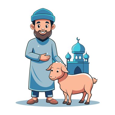 Kutsal Kurban El Adah İllüstrasyon