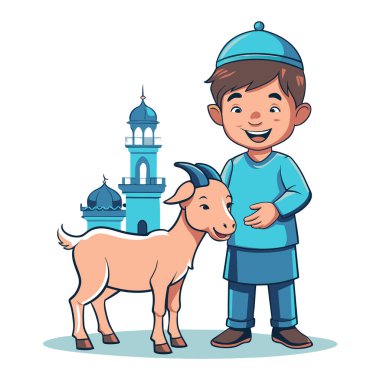 Kutsal Kurban El Adah İllüstrasyon