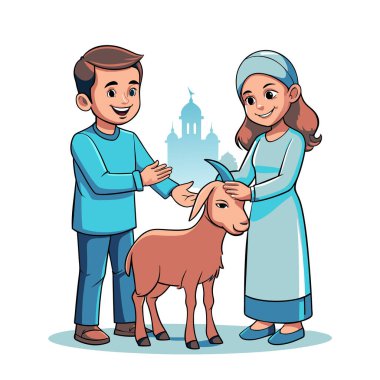 Kutsal Kurban El Adah İllüstrasyon