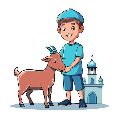 Kutsal Kurban El Adah İllüstrasyon