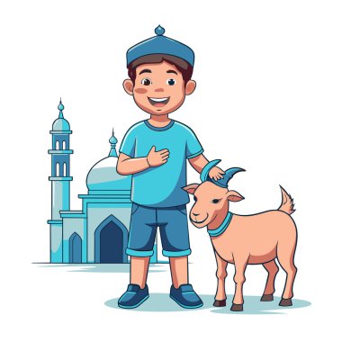 Kutsal Kurban El Adah İllüstrasyon