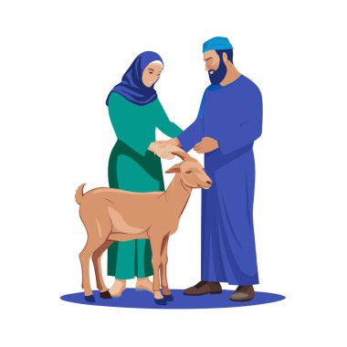 Kutsal Kurban El Adah İllüstrasyon