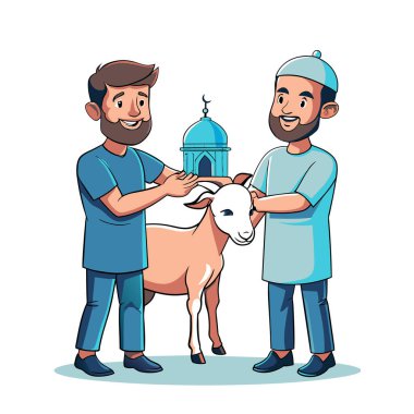 Kutsal Kurban El Adah İllüstrasyon