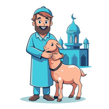 Kutsal Kurban El Adah İllüstrasyon