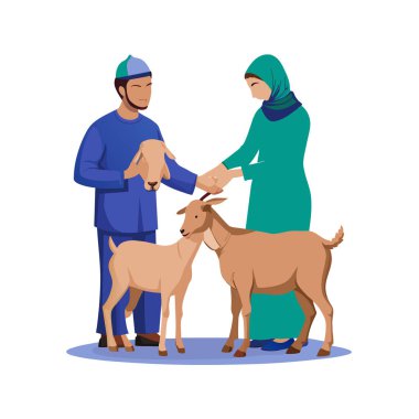 Kutsal Kurban El Adah İllüstrasyon