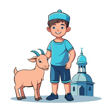 Kutsal Kurban El Adah İllüstrasyon