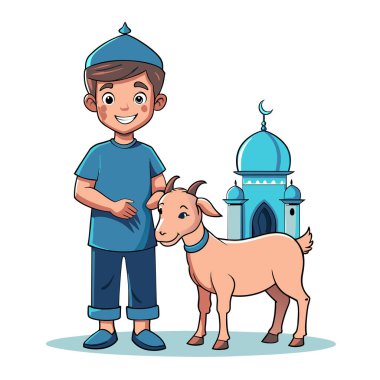 Kutsal Kurban El Adah İllüstrasyon