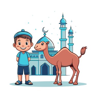 Kutsal Kurban El Adah İllüstrasyon