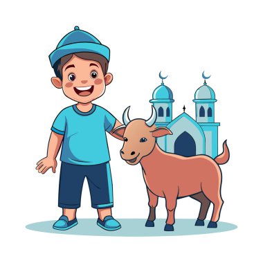 Kutsal Kurban El Adah İllüstrasyon