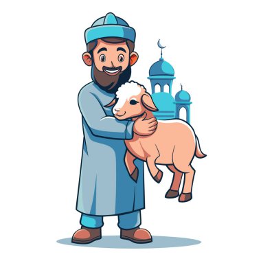 Kutsal Kurban El Adah İllüstrasyon