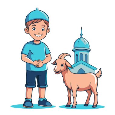 Kutsal Kurban El Adah İllüstrasyon