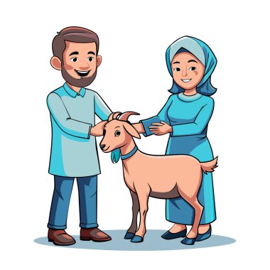 Kutsal Kurban El Adah İllüstrasyon