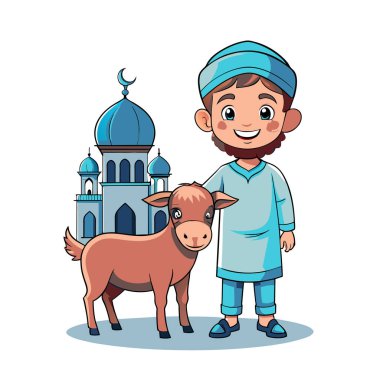 Kutsal Kurban El Adah İllüstrasyon