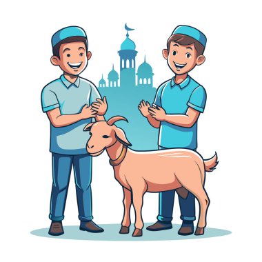 Kutsal Kurban El Adah İllüstrasyon