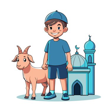 Kutsal Kurban El Adah İllüstrasyon