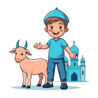 Kutsal Kurban El Adah İllüstrasyon