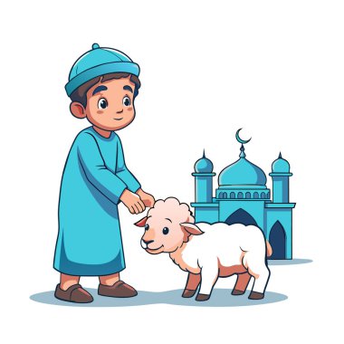 Kutsal Kurban El Adah İllüstrasyon