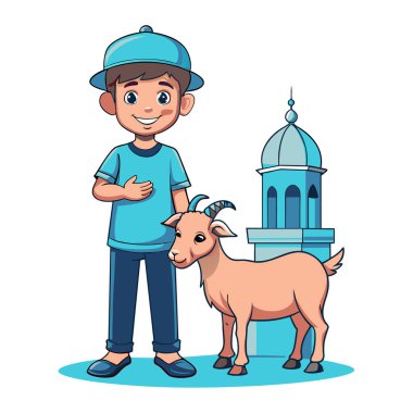 Kutsal Kurban El Adah İllüstrasyon