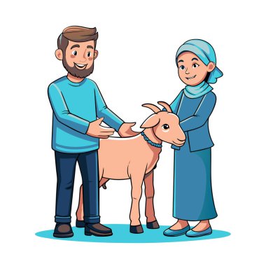 Kutsal Kurban El Adah İllüstrasyon