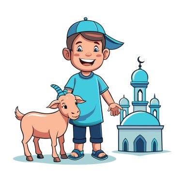 Kutsal Kurban El Adah İllüstrasyon