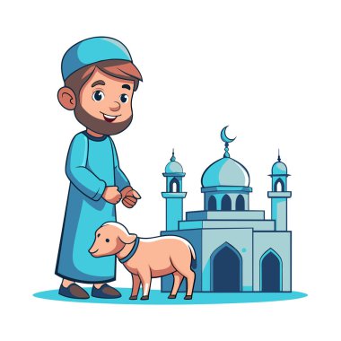 Kutsal Kurban El Adah İllüstrasyon