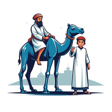 Kutsal Kurban El Adah İllüstrasyon