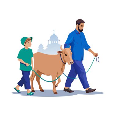 Kutsal Kurban El Adah İllüstrasyon