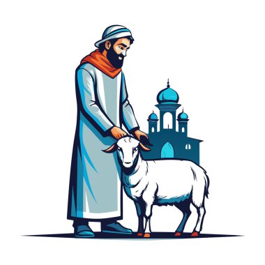 Kutsal Kurban El Adah İllüstrasyon