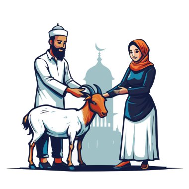 Kutsal Kurban El Adah İllüstrasyon