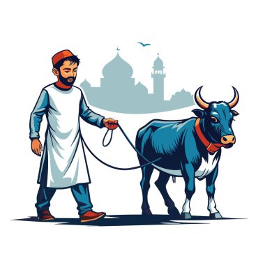 Kutsal Kurban El Adah İllüstrasyon